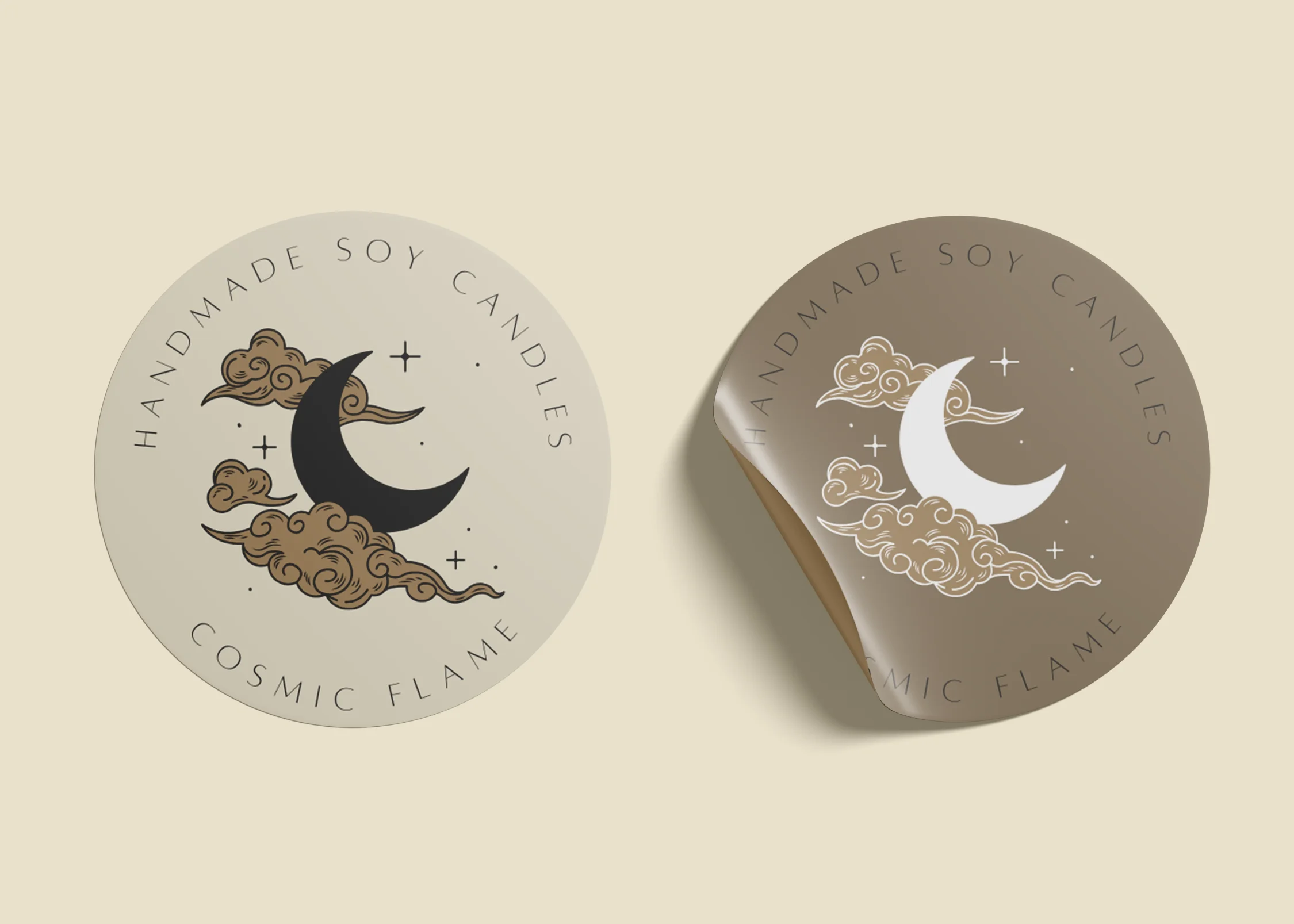 Circular seals, light and dark